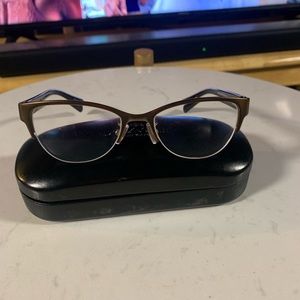 Coach Brass and Wire Prescription Glasses
